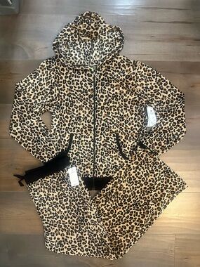 Honeydew Intimates Natural Leopard 2-Piece Lounge Set - Beige & Black